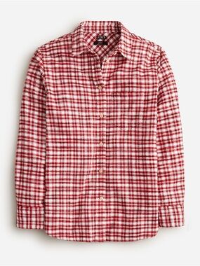 J. Crew red flannel shirt